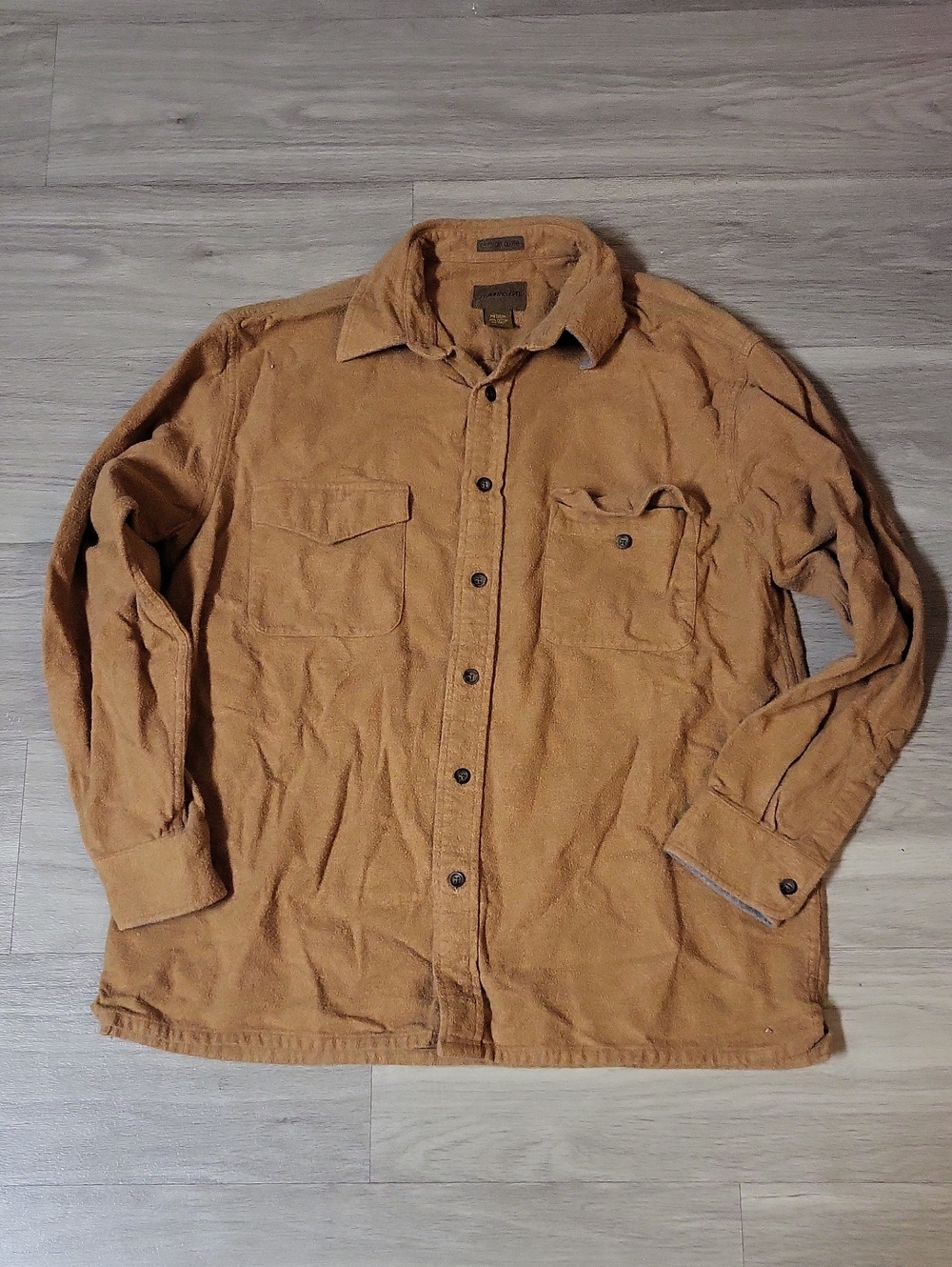 St. John's Bay Tan Corduroy Shirt Jacket